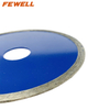 DIY Cold press 4-9inch 105-230*5mm diamond continuous rim saw blade for cutting ceramic tile marble