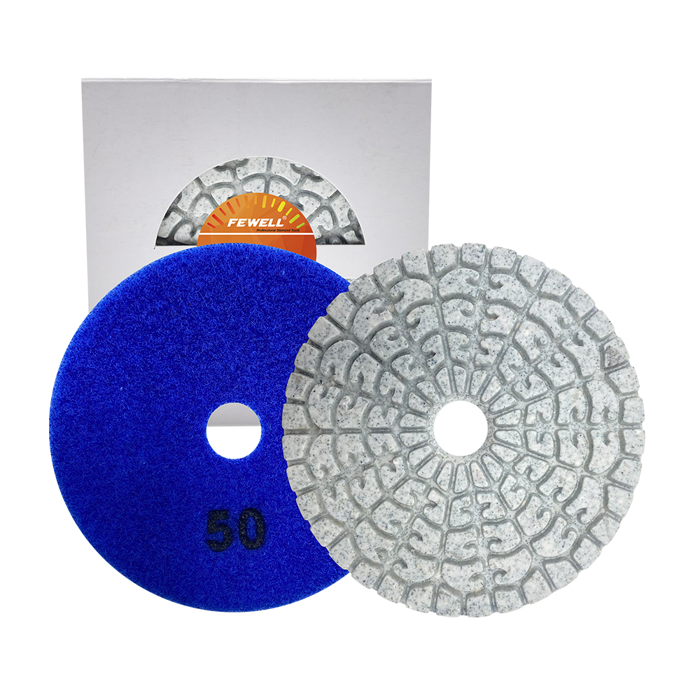 4inch 100*16*3mm diamond polishing Pads for porcelain granite concrete floor 
