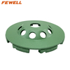 High quality cold Press 5inch 125*22.23mm diamond grinding cup wheel for grinding concrete edge