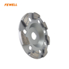 5" New Shape Cold Press 5inch 125*22.23mm Abrasive Disc Diamond Grinding Cup Wheel for Grinding Concrete
