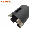 Silver Brazed 60*10*80*M14 thread diamond core drill bit for dry cutting granite