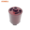 High quality Laser welded 72*10*M16 arix diamond segment Core drill bit for cutting concrete beton 