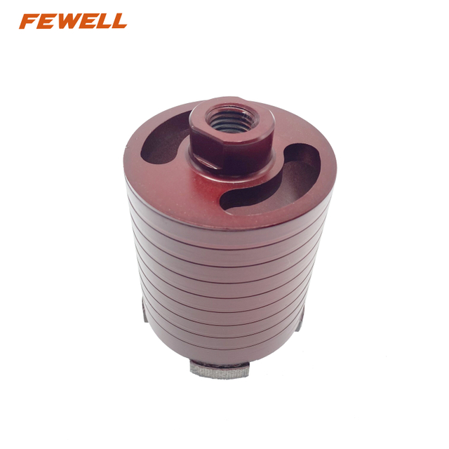 High quality Laser welded 72*10*M16 arix diamond segment Core drill bit for cutting concrete beton 