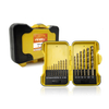 15PCS Fully Ground 5% Cobalt HSS M35 Twist Metal Drill Bit Set for Drilling Metal Stainless Steel