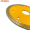 Low price115/180/230*22.23mm cold press ultra thin X turbo diamond saw blade for dry cutting porcelain ceramic tile