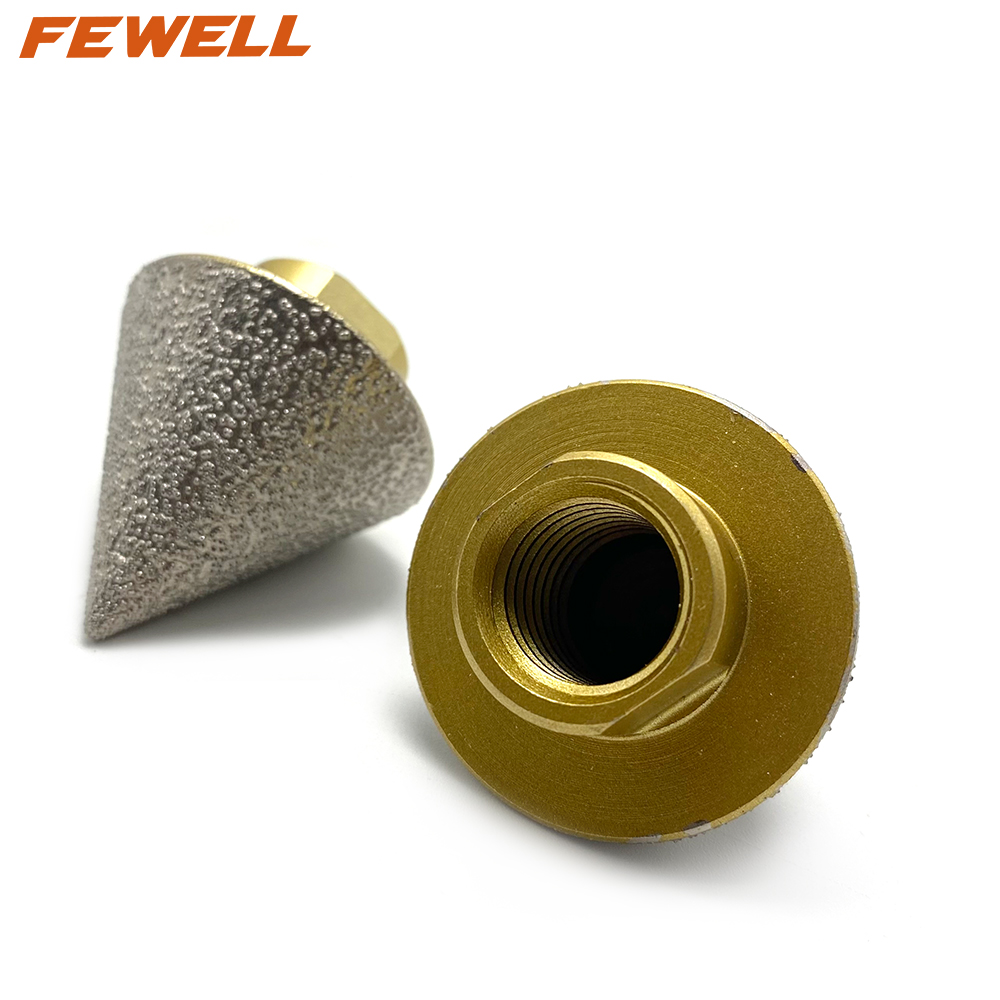 5-38mm 35-75mm M14 thread 5/8-11 vacuum core drill cones beveling bits for drilling porcelain tile ceramic marble