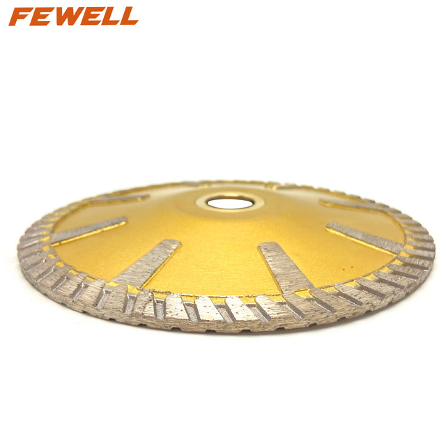 125mm T Shape Turbo Segment Wheel Granite Saw Blade for Fast Cutting Granite Stone