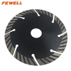 High quality Cold Press 5inch 125*2.5*10*22.23mm sintered segmented turbo diamond saw blade for cutting concrete beton