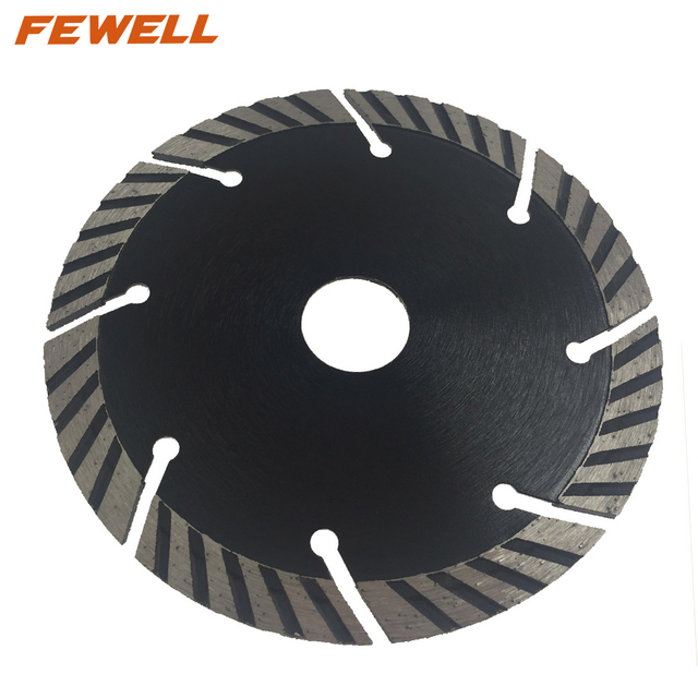 High quality Cold Press 5inch 125*2.5*10*22.23mm sintered segmented turbo diamond saw blade for cutting concrete beton