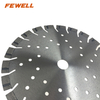 High quality 9inch laser welded 230*2.8*12*22.23mm with cooling holes diamond saw blade for cutting reinforced concrete