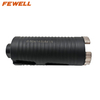 Laser welded 55*10*143*M16 segmented turbo diamond core drill bit for drilling concrete