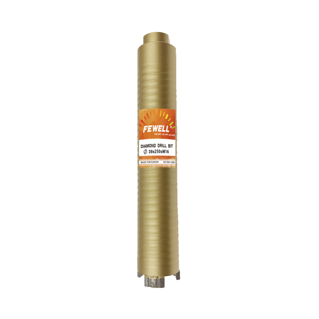 High quality 39*3.5*10*250*M16 diamond core drill bit for reinforced concrete