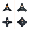 High Quality steel 4T Brush metal Cutter Garden Tools 255*1.75*25.4 Grass Trimmer saw Blade for cutting brush grass