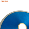 High quality Hot Press 4.3inch 110*1.4*5*20 continuous Rim diamond saw blade for wet cutting Ceramic Tile Porcelain