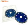 Premium quality hot press 4inch 105*1.2*7*20mm super thin turbo diamond saw blade for cutting tile porcelain 