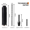 Best Quality Laser Welded 50mm Diamond Core Drill Bit Set for Concrete, Bricks, Masonry Walls