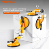 High Quality 445mm Aluminum Glass sucker rubber vacuum lifting Suction Cup lifter for marble seam setter 