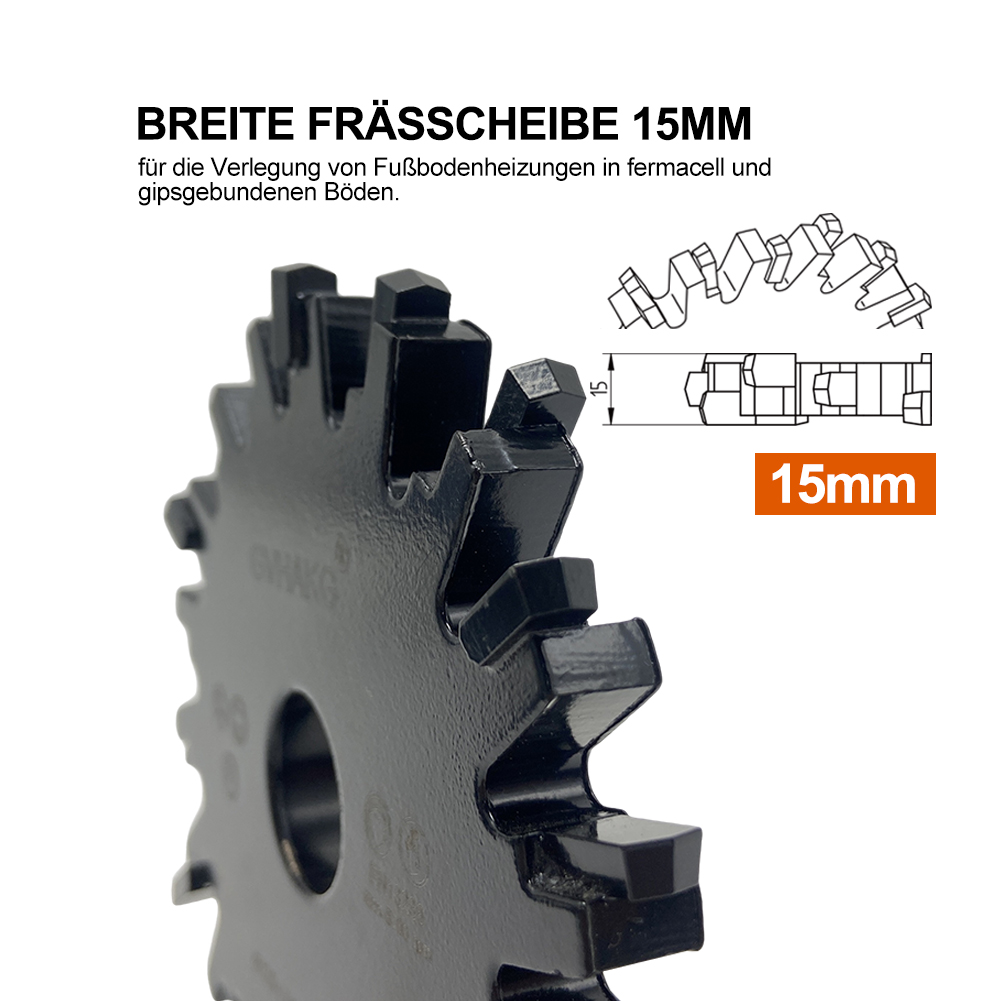 scharfe Schleifscheibe