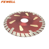 High quality Syrian market hot press 4.5inch 115*2.2*9*22.23mm diamond turbo saw blade for cutting concrete