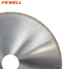 DIY Silver brazed 12inch 350*10*60mm segmented silent steel diamond saw blade for cutting Dekton