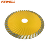 DIY Cold Press 6nch 150*10*25.4mm wave turbo diamond saw blade for cutting concrete granite