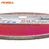 Premium quality Silver brazed 14/16inch 350/16*10*60mm J-slot segmented diamond saw blade for cutting Dekton