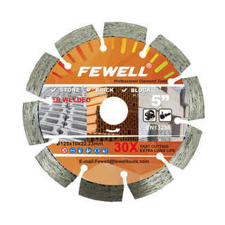 High quality Laser welded 5-27 1/2inch 125-700*10mm segmented diamond saw blade for concrete reinforced concrete