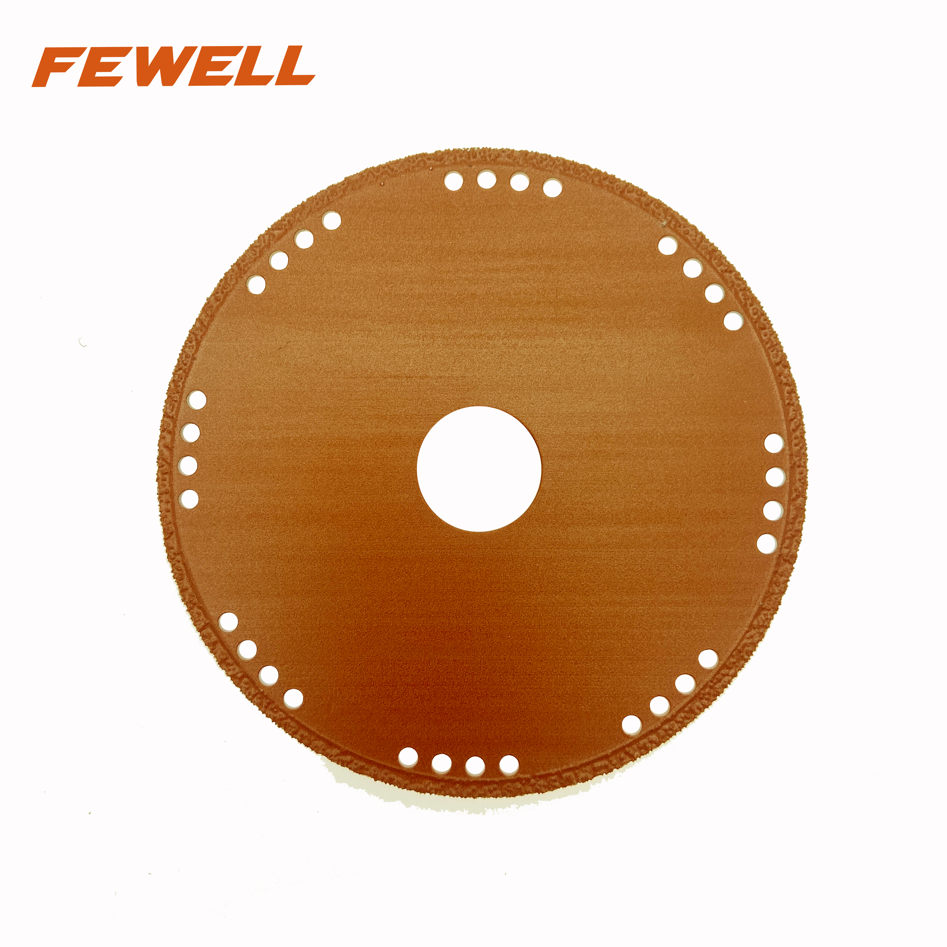 High quality Vacuum brazed continuous rim 4/5/6inch 105/125/150mm diamond saw blade for cutting metal stainless steel