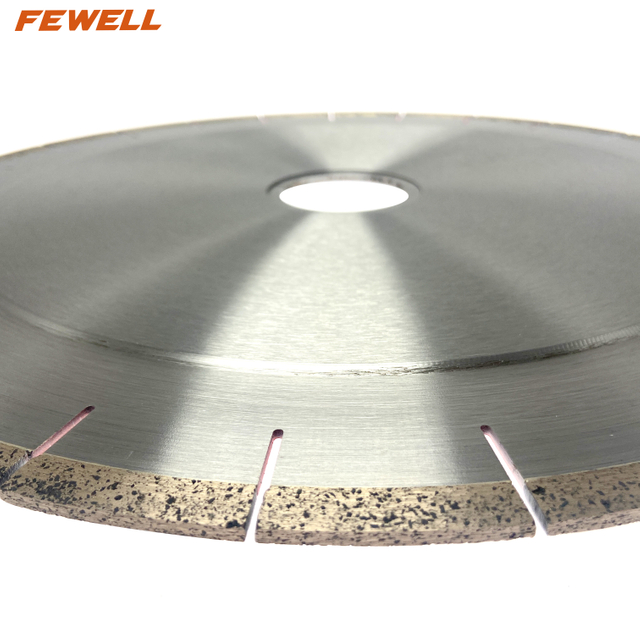 Premium quality Silver brazed 14/16inch 350/400*10*60mm segmented Oblique cut 45° diamond saw blade for Dekton