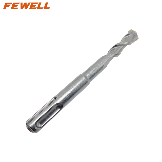 High quality SDS Plus Carbide Flat Tip 10*110mm size Single Flute Electric hammer Drill Bit for Concrete Granite