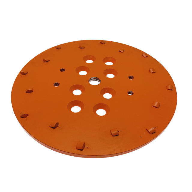 High quality Silver Brazed 10in 250mm diamond wheel grinding disc for PCD floor 、hard concrete、soft concrete、asphalt floor、medium concrete floor