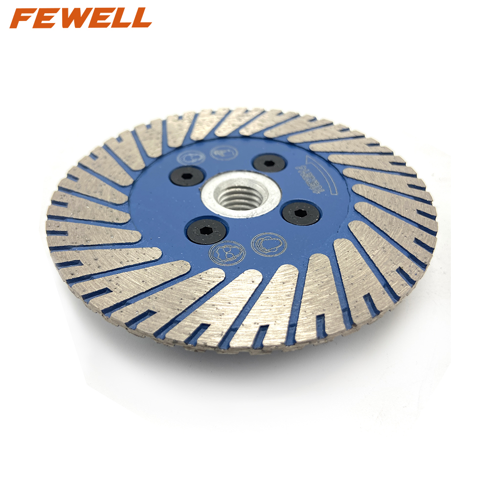 High quality Hot Press 4-9inch 105-230*M14 diamond turbo saw blade for cutting and grinding granite