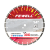 Premium grade Laser welded14inch 350*10*20mm segmented turbo diamond saw blade for cutting concrete beton reinforced concrete