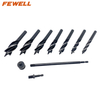 High quality 12 14 16 18 20 22 25mm 4 Flutes round shank Auger drill bit set for wood hole cutter