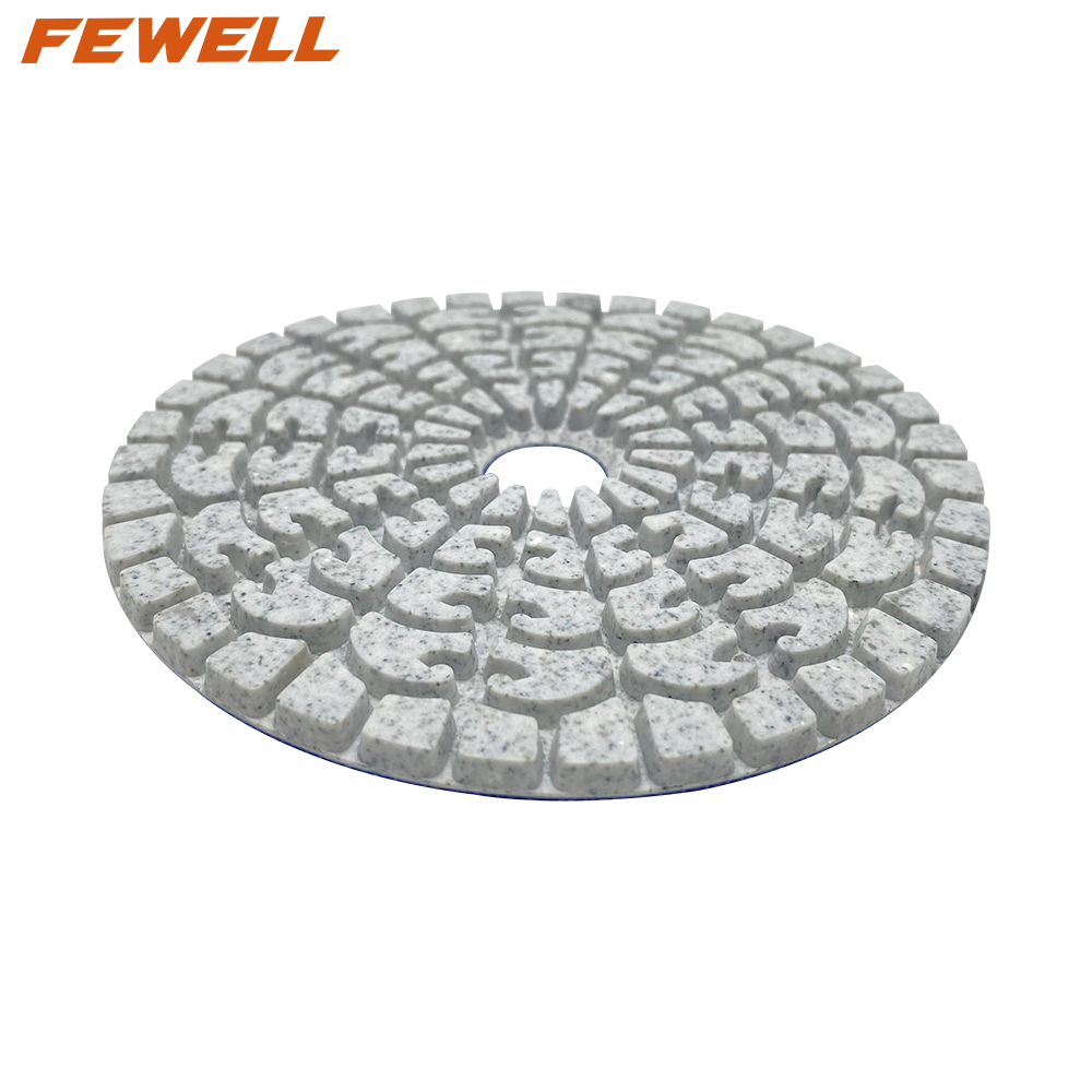 4inch 100*16*3mm diamond polishing Pads for porcelain granite concrete floor 