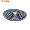 Premium quality 4inch 80mm 50# 100# 200# 400# 800# 1500# 3000# 7step Diamond polishing Pads for Ceramic Tiles Granite terrazzo 