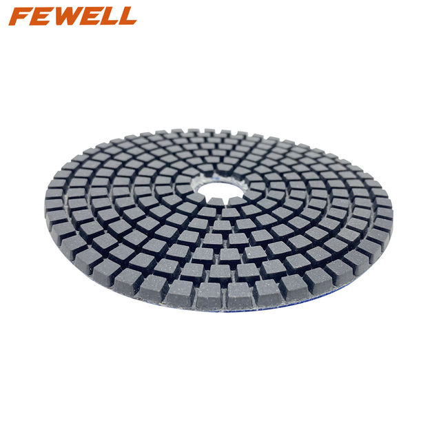 Premium quality 4inch 80mm 50# 100# 200# 400# 800# 1500# 3000# 7step Diamond polishing Pads for Ceramic Tiles Granite terrazzo 