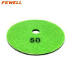 High quality 4inch 80mm 50# 100# 200# 400# 800# 1500# 3000# 7step Diamond polishing Pads for dry grinding Ceramic Tiles Granite terrazzo 