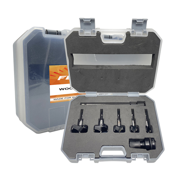 High quality 7PCS 15 20 25 30 35mm woodwork tool TCT wood hole saw set