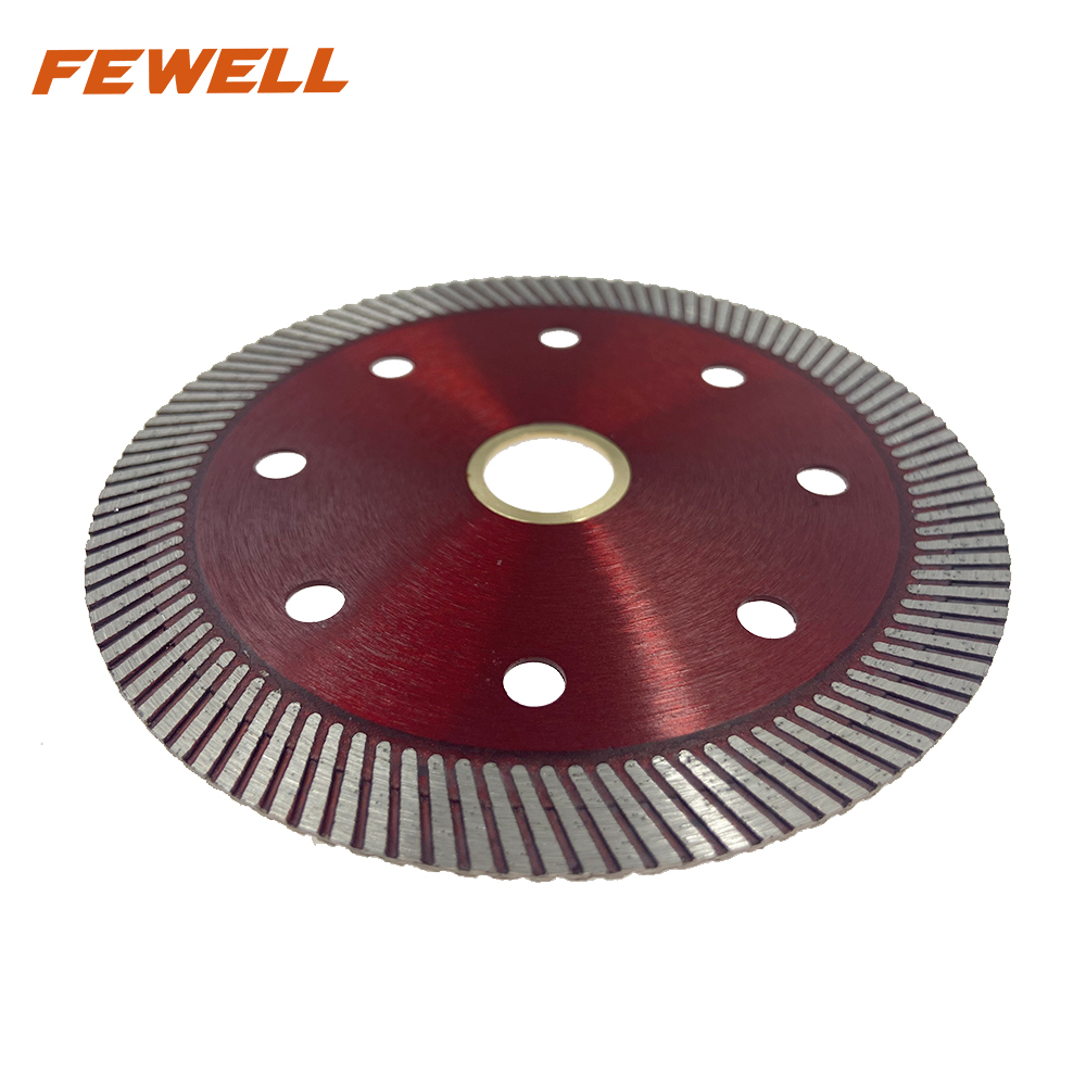105*10*110*20mm Hot Press 4inch high quality turbo diamond saw blade for cutting tile porcelain 