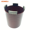 High quality Laser welded 72*10*M16 arix diamond segment Core drill bit for cutting concrete beton 