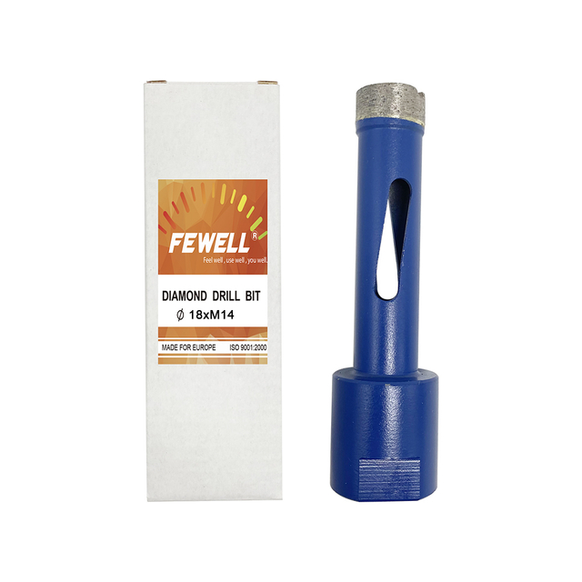 18/22*70*M14 thread Silver Brazed diamond Core drill bit for dry drilling granite