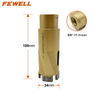 34*100*5/8-11 thread Silver Brazed diamond segmented Core drill bit for dry drilling granite