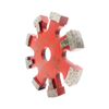 Premium quality 120/130*15/17*10*22.23mm Wall Floor heating Grooved Crack Chaser Diamond Tuck Point Saw Blade for grooving concrete