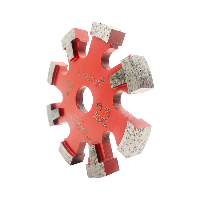 Premium quality 120/130*15/17*10*22.23mm Wall Floor heating Grooved Crack Chaser Diamond Tuck Point Saw Blade for grooving concrete