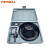 8pcs 67mm 76mm 89mm 102mm 127mm Bi-Metal hole saw set for Metal Iron Stainless Steel 