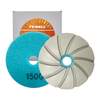 High quality 4inch 5inch 100mm 125mm diamond turbo polishing Pads for stone marble concrete granite 