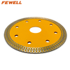 Low price115/180/230*22.23mm cold press ultra thin X turbo diamond saw blade for dry cutting porcelain ceramic tile