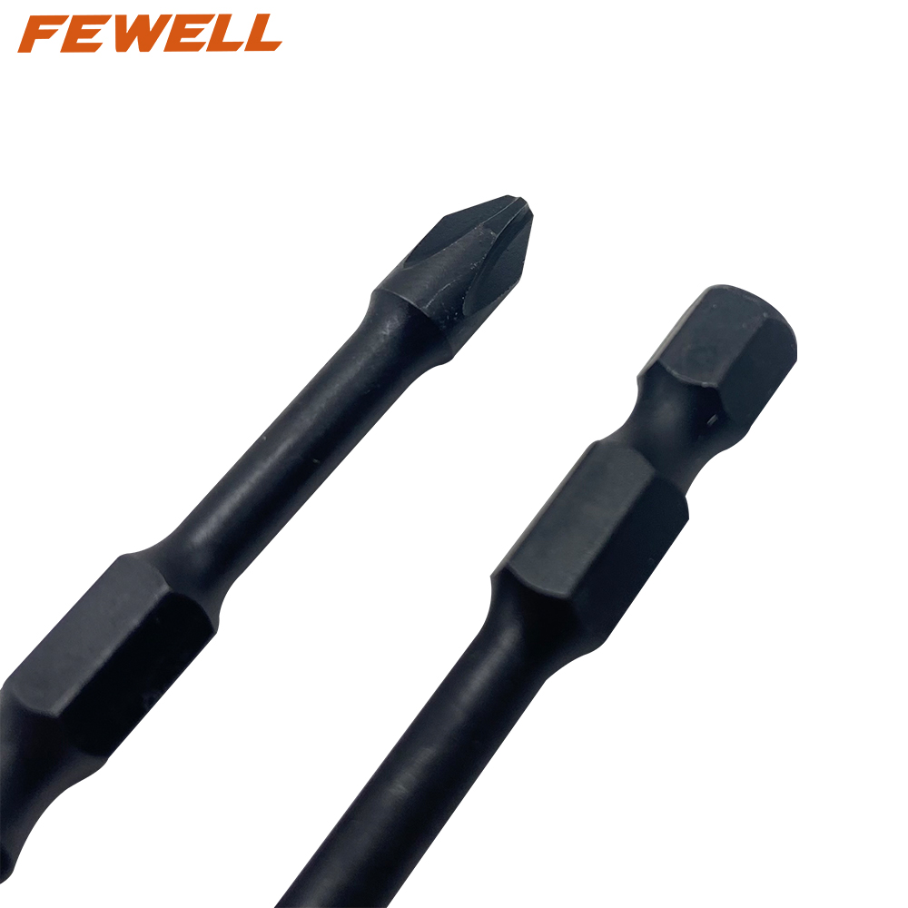 PH2 50mm magnetic drill hex shank cross screwdriver bit for Rotary Drill Screwdriver