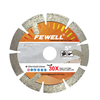 High quality Cold Press sintered 5inch 125*6.4*12*22.23mm diamond wall groove tuck point saw blade with protection teeth for cutting concrete wall floor